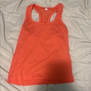 Lululemon Racer Back Women's Orange Tank Top